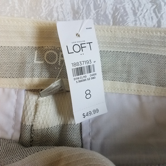Loft Outlet NWT Shorts SZ8 - Picture 6 of 8